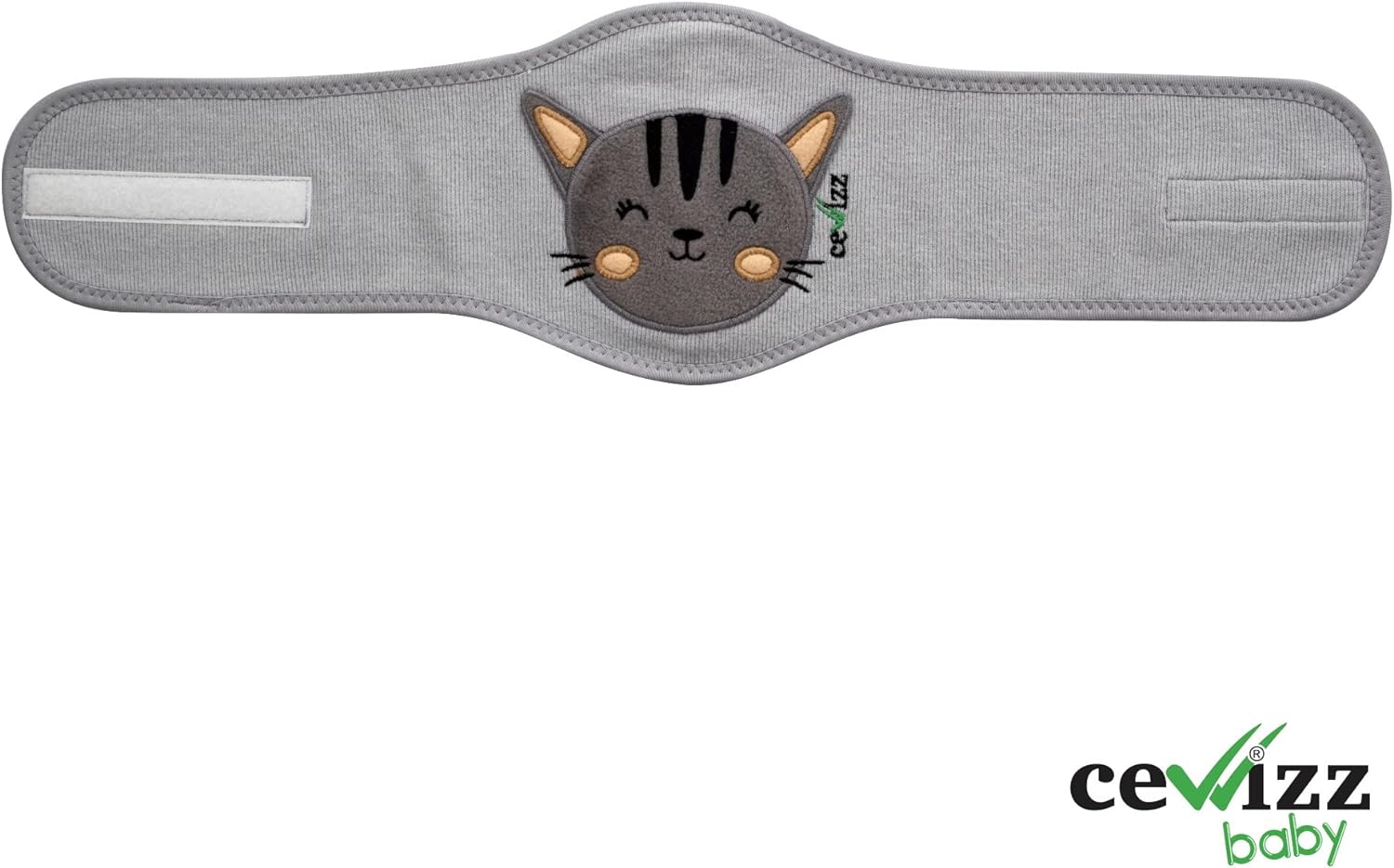 Baby Colic Gas and Upset Stomach Relief for Newborns-100% Cherry Seed-Heated Tummy Wrap-Colic Baby Swaddling Belt for Natural Relief–Soothing and Calming (Grey) - Image 6